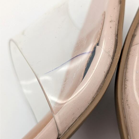 DV by Dolce Vita Brendah Slide Dress Sandal Women's Clear Size US6 EU37 - Picture 7 of 11